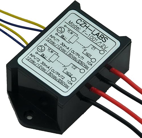 Miniatura 6 de Electronics-Salon 1PCS Dual SPST-NO 10Amp Power Relay Module, ACDC 5V Control Voltaje
