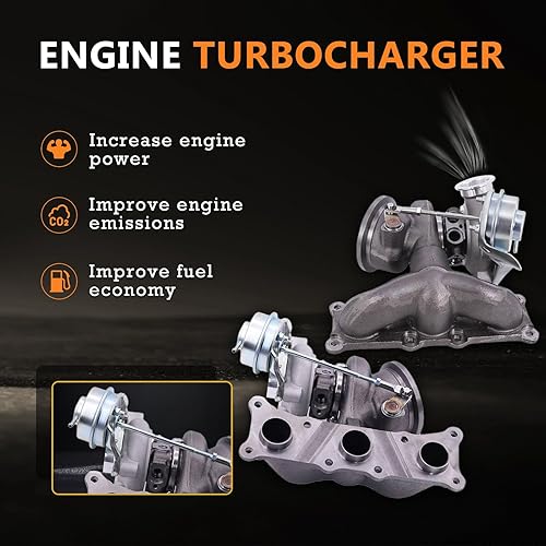 Miniatura 6 de Bapmic TD03 N54 Turbocompresor doble turbos compatible con BMW 135i 335i 335xi 535i E90 E92 E93 3.0L 2006-2010