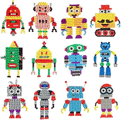 Miniatura 1 de Fadgesy Kits de calcomanías de pintura de diamantes 5D para artes infantiles, kits de pintura por números, adecuación, arte y manualidades para