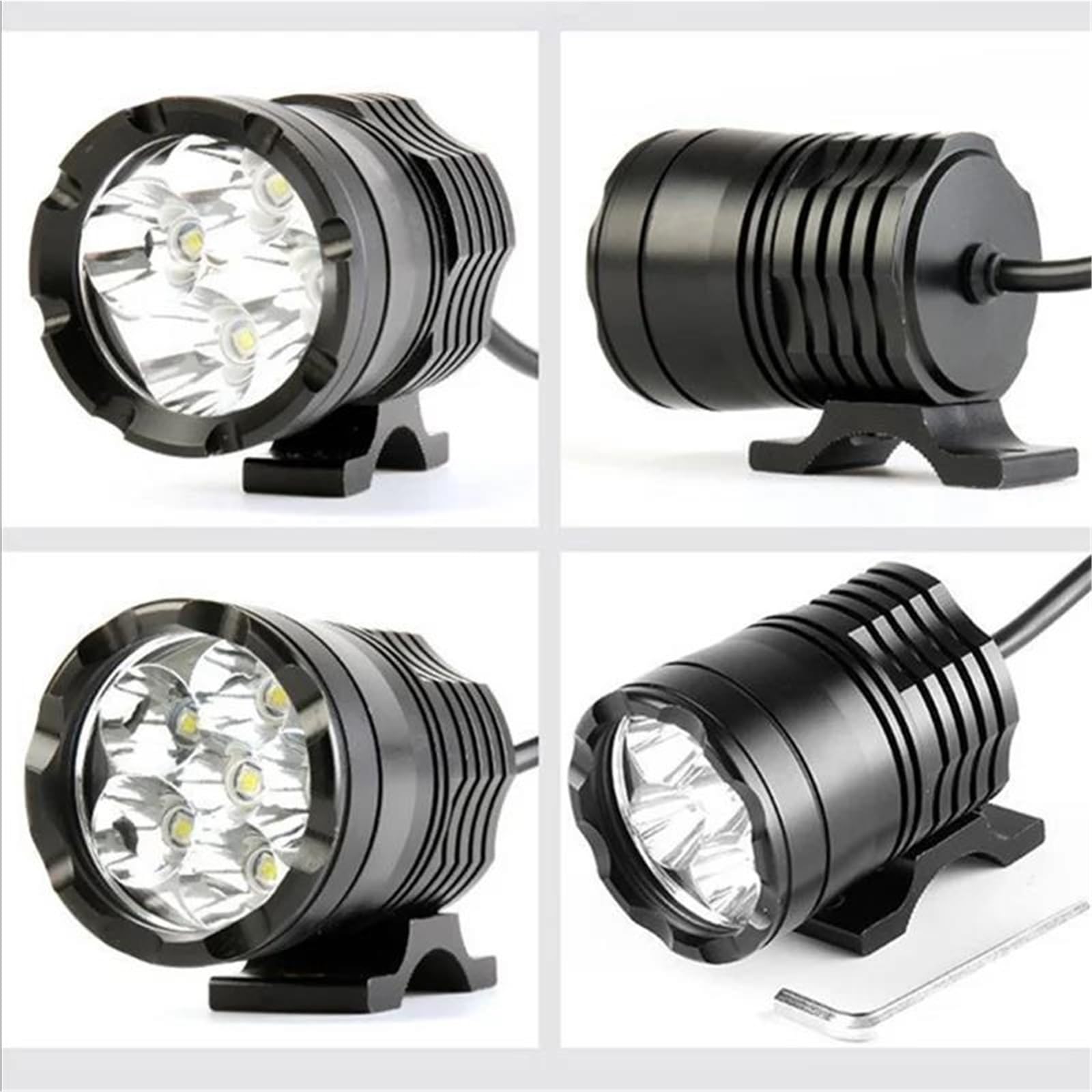 Reflektor motocyklowe Uniwersalne Reflektory Motocyklowe 12V Przednie Światła 10W Lampa Przeciwmgielna LED