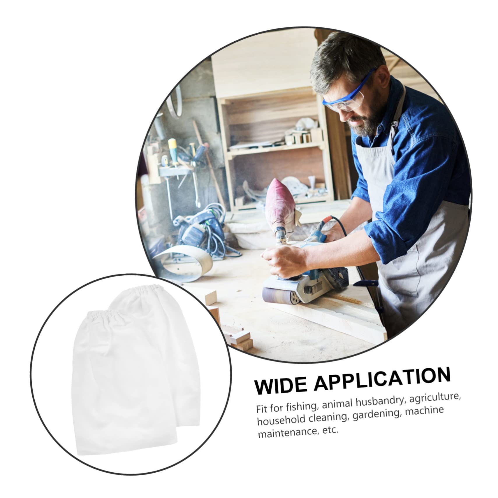 Angoily 2paia Guanti Di Protezione Per Sabbiatura Tela Maniche Resistenti Per Braccia Adatti Per Lavori Agricoltura e Pulizia Per Applicazioni Di Sabbiatura e Preparazione Superfici