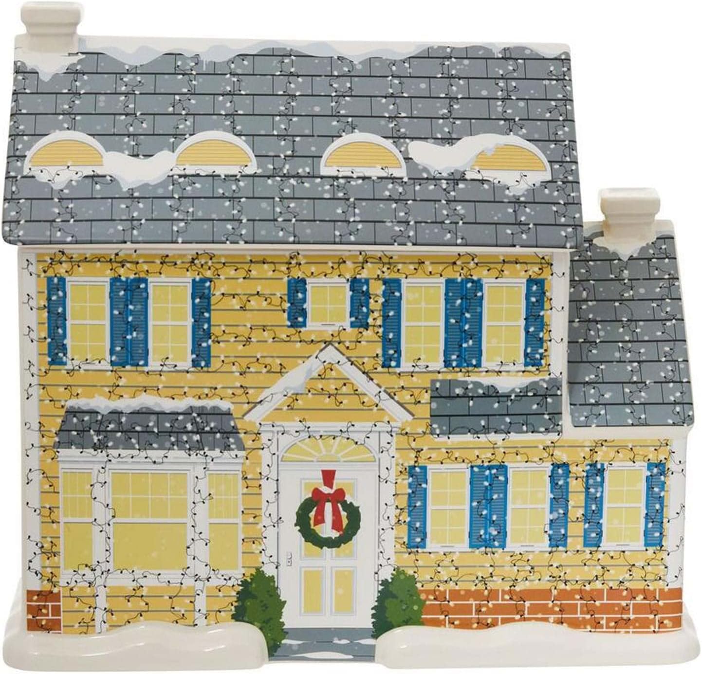 Department 56 National Lampoon's Christmas Vacation the Griswold House Sculpted Canister Cookie Jar, 13.78 Inch, Multicolor