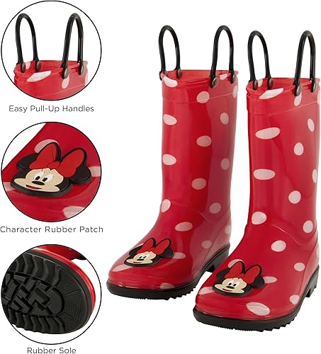 Miniatura 3 de Disney Botas de lluvia para niña con forro suave extraíble para nieve