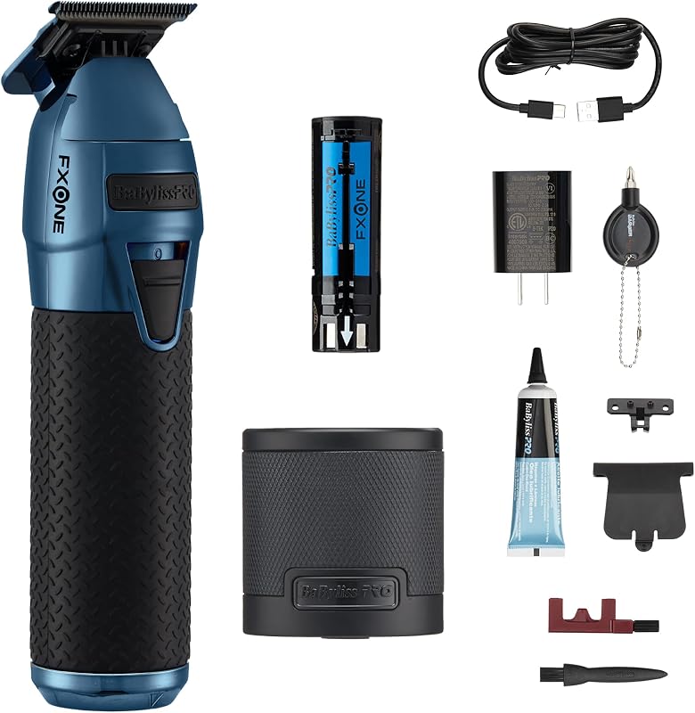 BaBylissPRO FXONE Professional Cordless Outlining Trimmers for Men with Interchangeable Battery