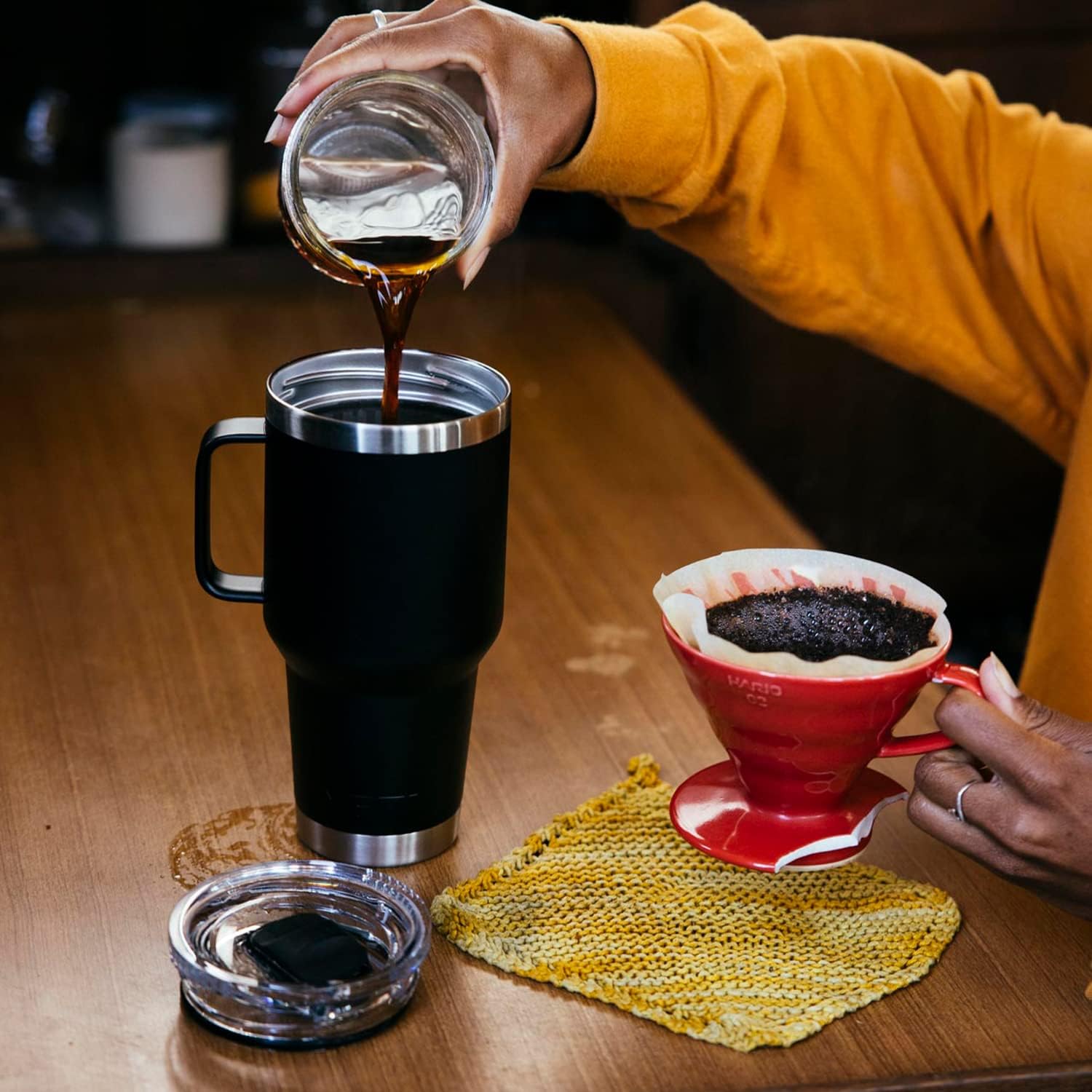 YETI Rambler Stronghold Replacement Lid for the YETI Rambler Travel Mugs Only - Image 6