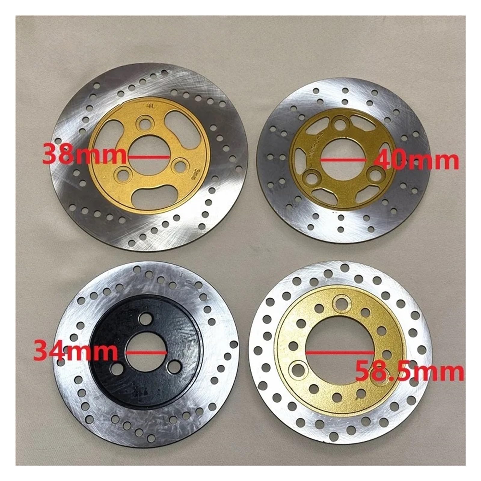 Disco freno flottante 160mm 180mm Per AN125 HS125T HJ125T HJ100T AG100 BWS100 DIO50 JOG50 3KJ Per 50cc 100cc 125cc Pompa Freno Anteriore Disco Rotore(Color C)
