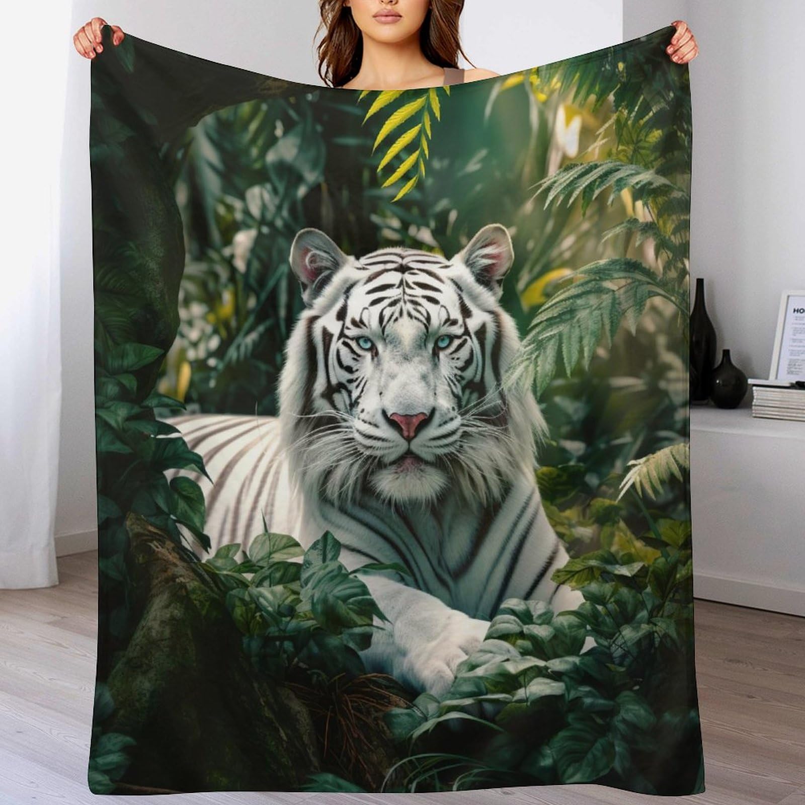 Couverture de salon en flannel douce pour se réchauffer sur le canapé 130x150