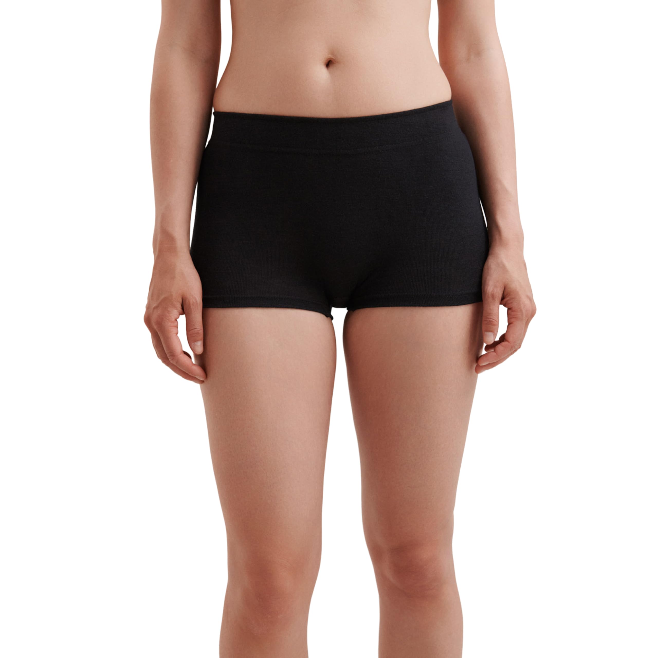 Dilling Women's Black Merino Wool High 8