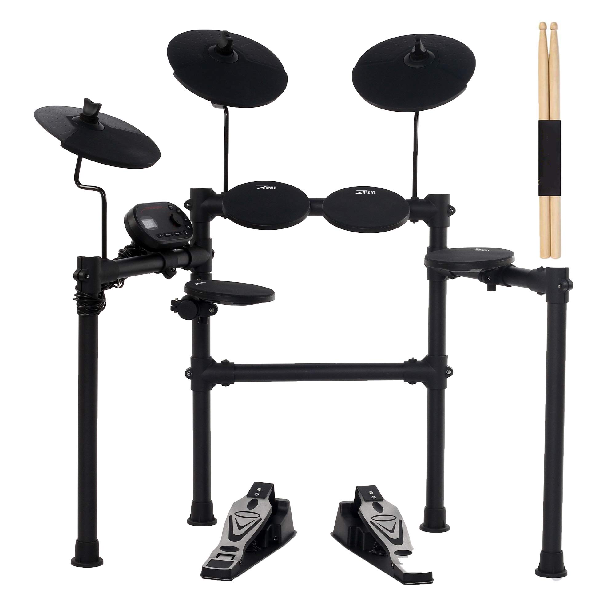 Buy ZHRUNS Electric Drum Set Electronic Kit,254 Sounds 60 Play Along