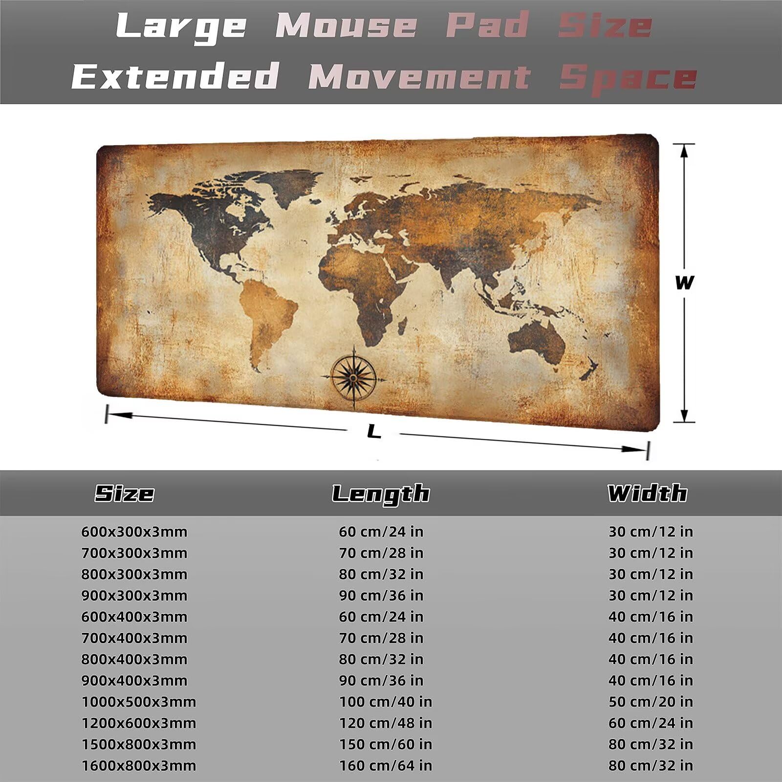 Retro podkładka pod mysz 1200 x 600 mm podkładka pod mysz na karty duża japońska podkładka pod mysz antypoślizgowa gumowa powierzchnia ze szwami na krawędziach mata biurowa do komputera domowego biura