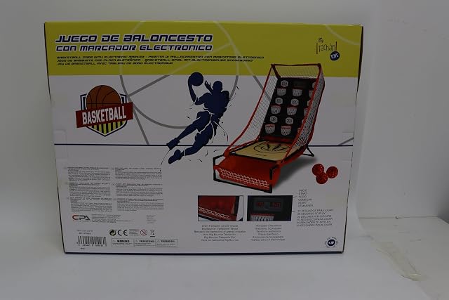 Foto 8 de 8 de Tachan - Juego de Baloncesto con Marcador electrónico, 9 canastas en Diferentes Alturas con diversas…