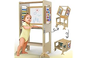 Toddler Kitchen Stool Helper and Playful Learning Tower