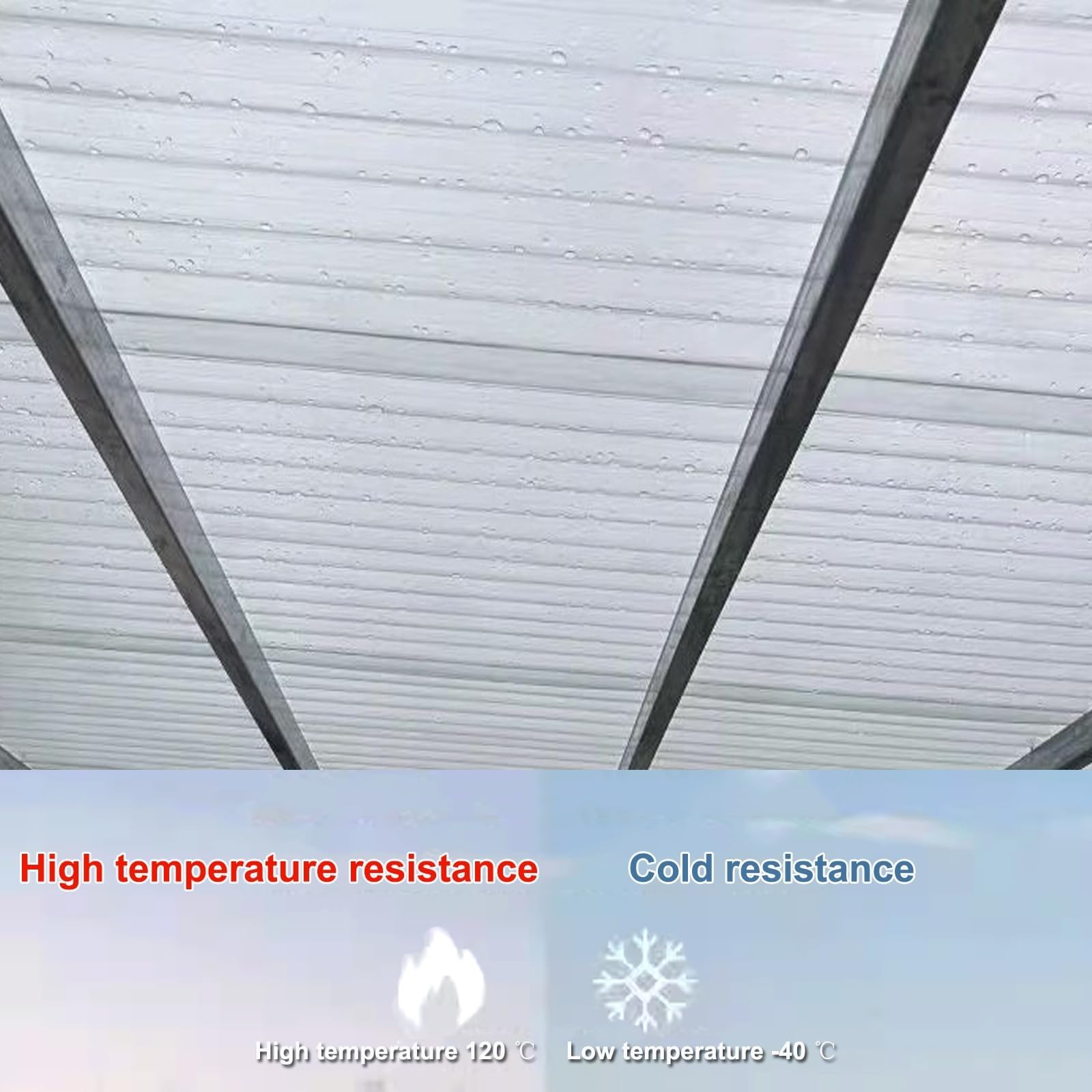 Lámina De Techo Transparente, Láminas Corrugadas para Techos De 2 Mm, Panel De Revestimiento De Techo Aislante, Tejas para Techos Solares, Paneles De Iluminación Natural De Fibra De Vidrio, Cochera A