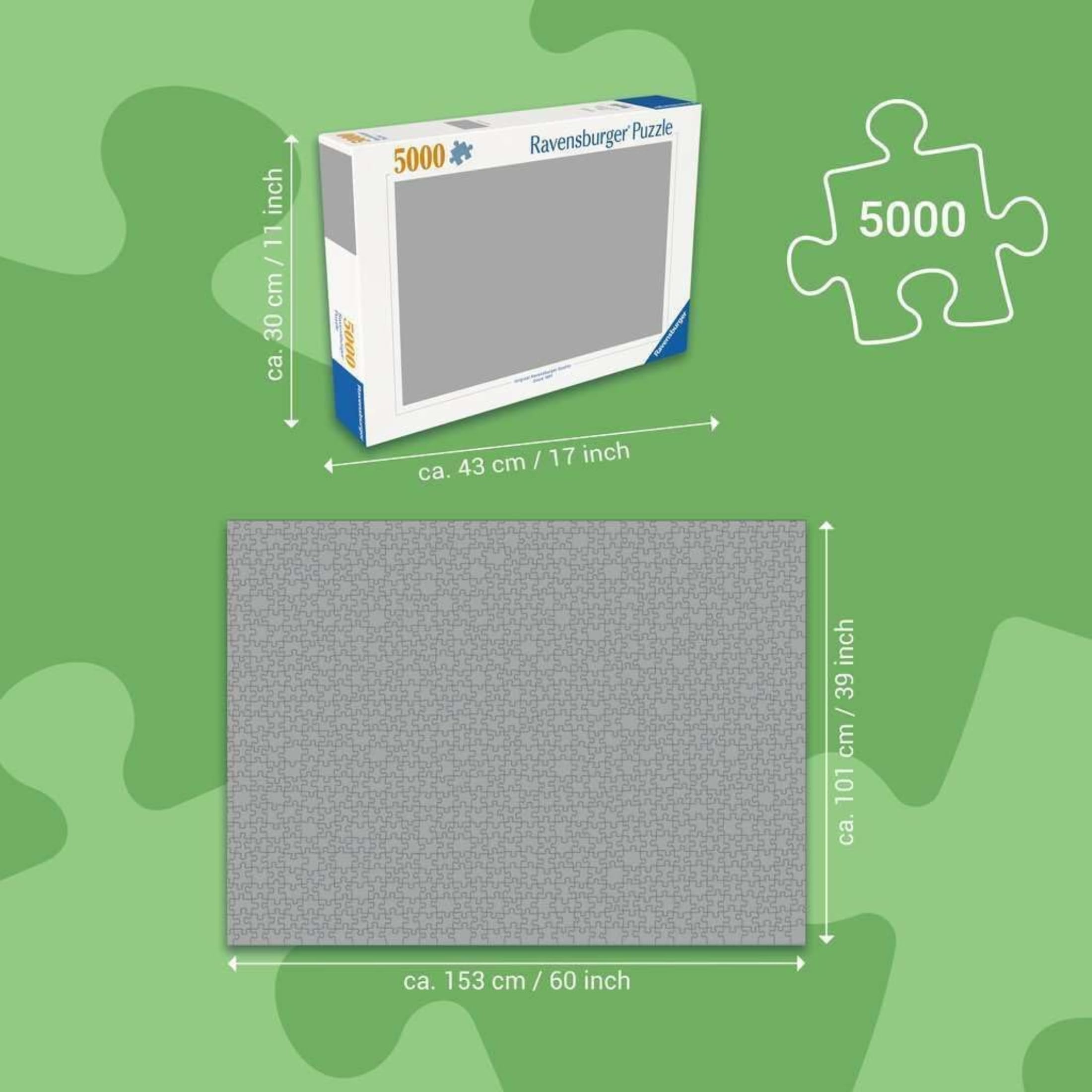 Ravensburger - Puzzle la Creazione di Adamo, 5000 Pezzi, Puzzle per Adulti e Ragazzi, Idea Regalo per Lei o Lui, 153x101 cm