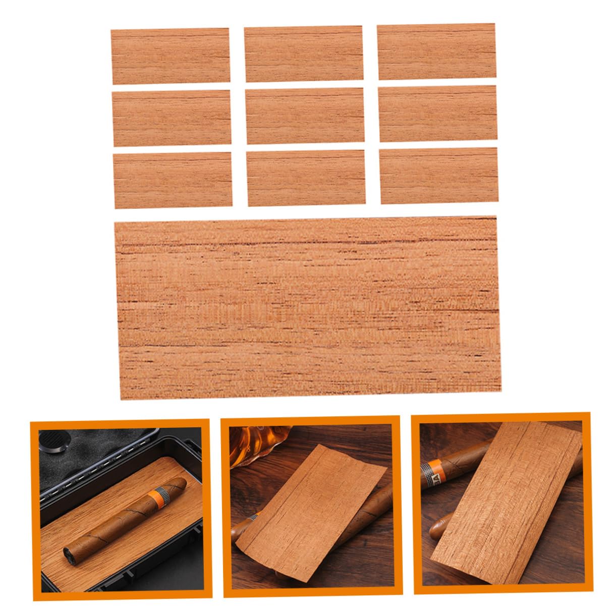 ABOOFAN 10pezzi Cedro Per Humidor Da Accessori Per Scatole e Barattoli Design Elegante e Funzionale Facile Da Usare