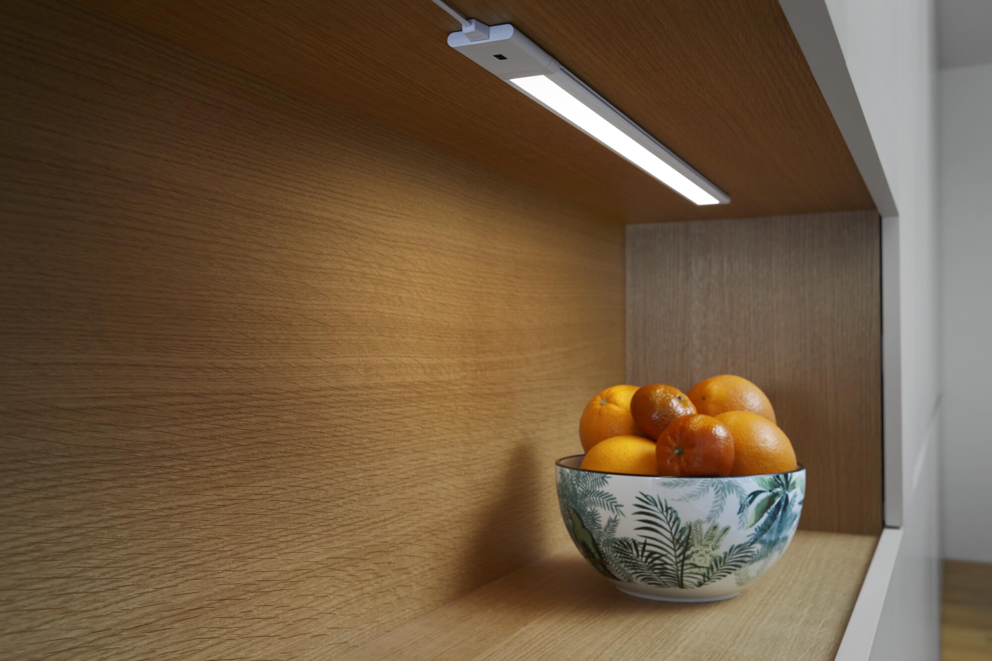 OSRAM kit 2 plafoniere LED 300mm con sensore automatico | Cabinet LED Slim, Ceiling Luminaire, Bianco, dia, 30000 h, confezione da 1