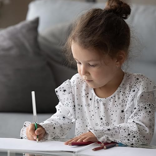 Miniatura 2 de TEHAUX 5 extensores de lápiz, de acero inoxidable de 4 pulgadas, ajustable, soporte de carbón, extensor de manga para bolígrafo, alargador para