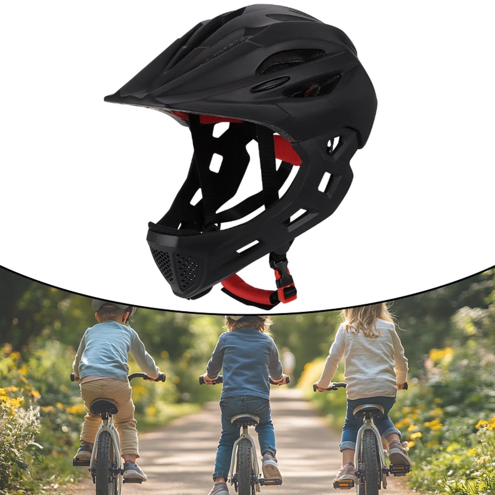 Casco da Bici per Bambini, Casco da Bicicletta Elegante, Casco Integrale per Ciclismo, Pattinaggio a Rotelle E attività All'aperto.