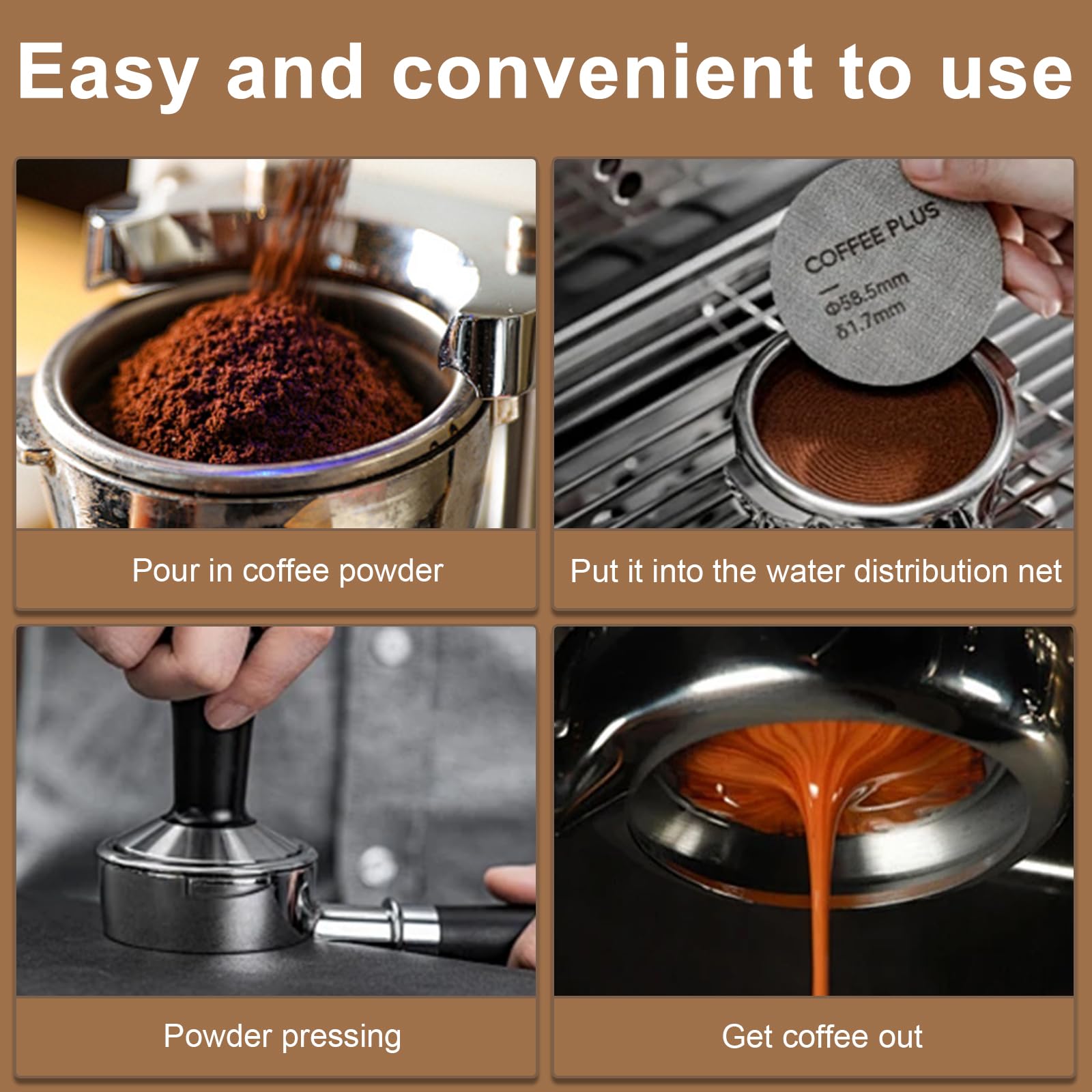 Filtri Per Caffè In Acciaio Inossidabile - 2 Pezzi Per Macchine Espresso Da 51mm - Foto 6