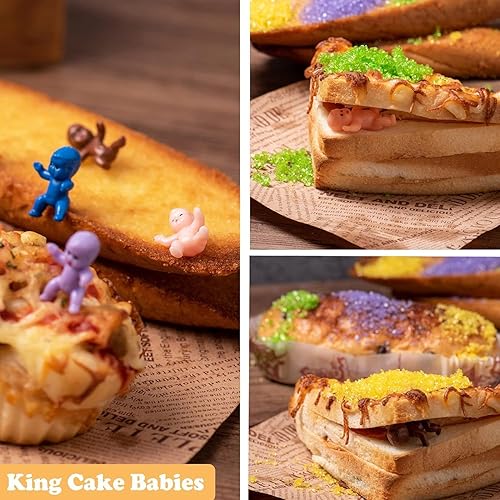 Miniatura 7 de ZYFLSQ 120 mini bebés de plástico de 12 colores pequeñas figuras de bebé de 1 pulgada para bebés pequeños para cubitos de hielo juego de baby shower