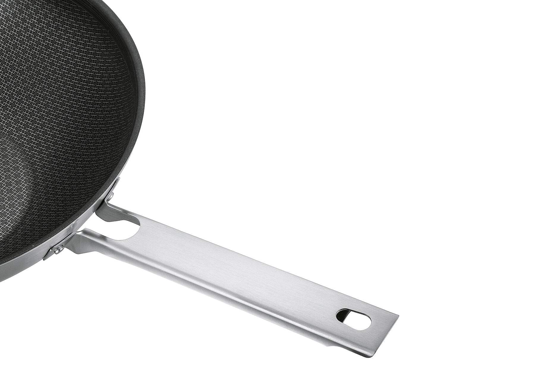 Wok Joy Plus 30cm Con Coperchio - Acciaio Con Rivestimento Antiaderente, Per Induzione E Tutti I Fuochi - Foto 6