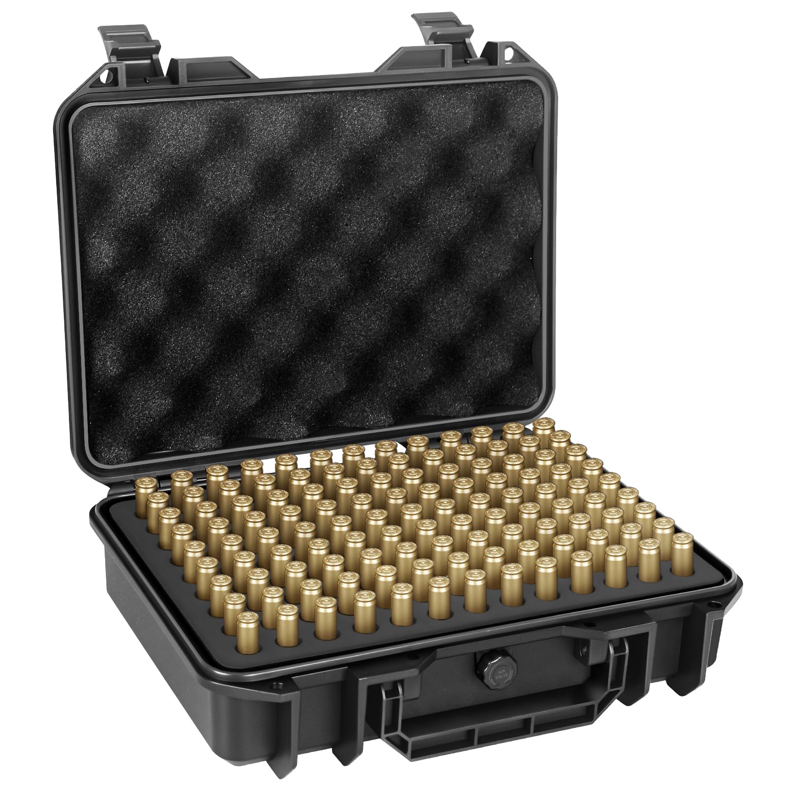 223/5.56,7.62 Wasserdichter Munitionskoffer 117 Runde Taktische Munitionsbox Patronenbox Abschließbarer Patronenkasten für Schützenmunition