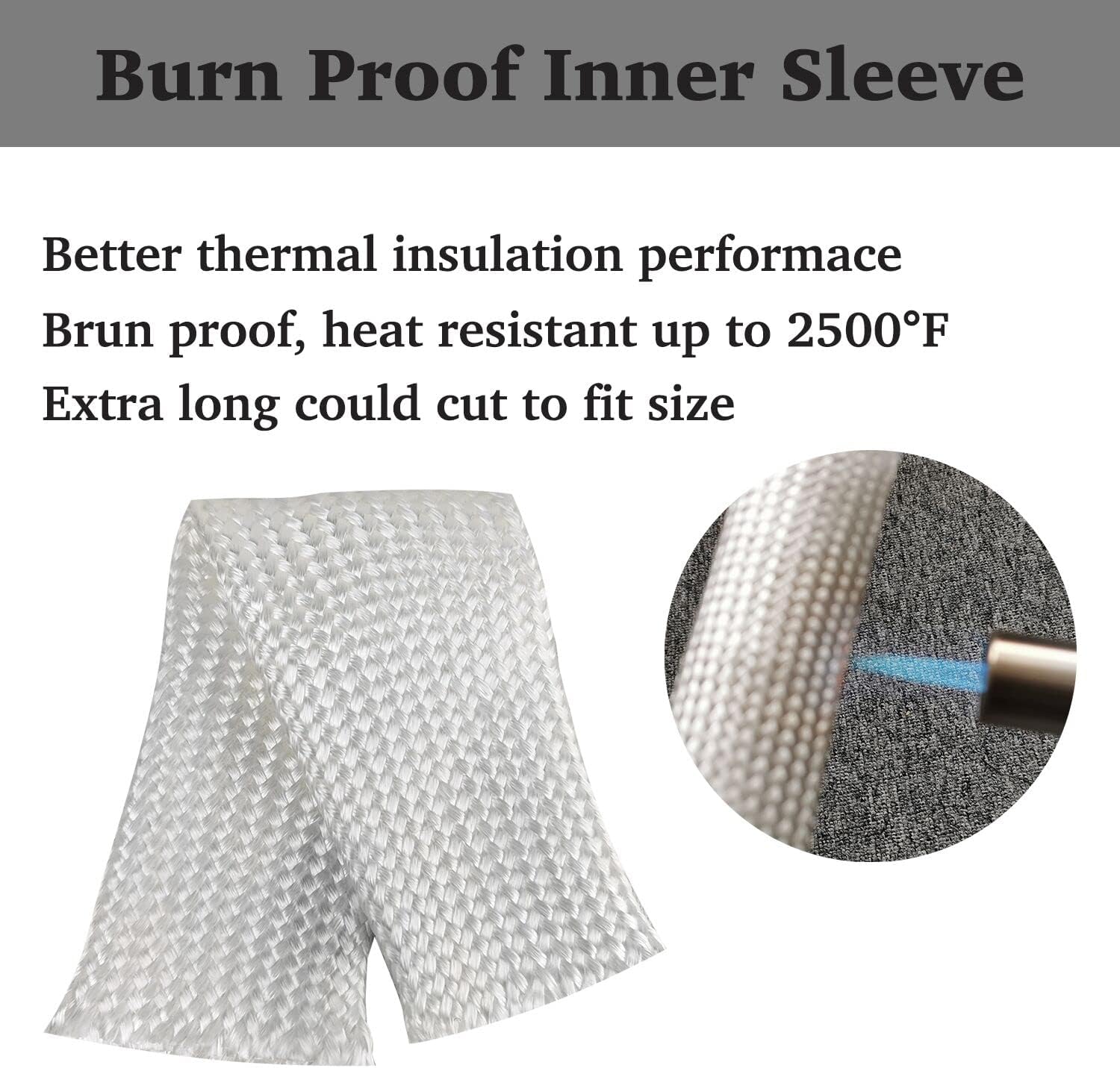 8-Inch Suppressor Cover with Burn Proof Inner Sleeve for Silencer Heat-Insulated Gear Suppressor Wrap Hunting & Shooting Essential Accessory Black