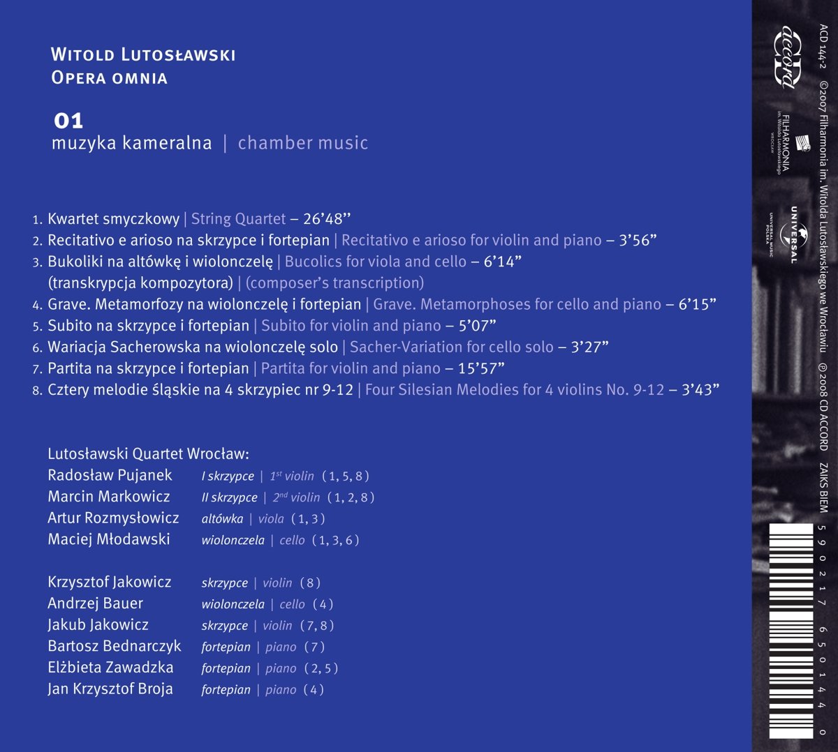OPERA OMNIA 01
