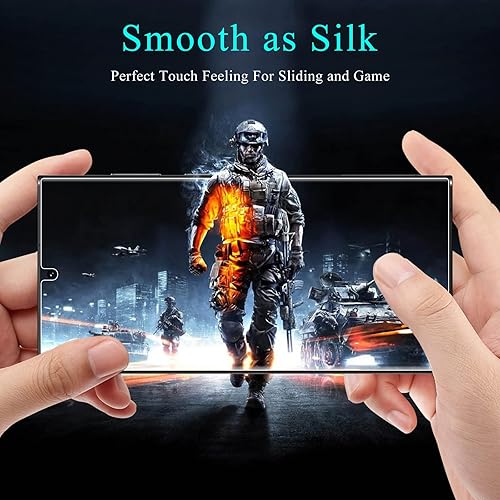 Miniatura 6 de LYWHL Paquete de 2+2 para Samsung Galaxy S23 Ultra Matte Protector de pantalla de privacidad huella digital compatible Película flexible adhesiva