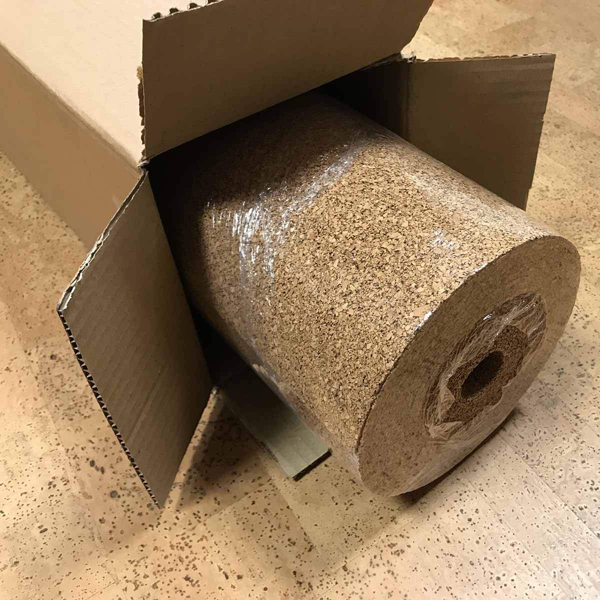 BioFlex Roll - Rotolo in sughero supercompresso a grana fine per isolamento termico e acustico - Dimensioni 1x10m - Spessori 2-3-5-10mm (10 mm - conf. da 10 mq)