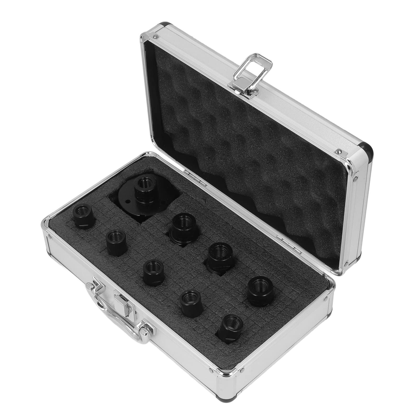 FTVOGUE Juego de 9 Brocas de Diamante Soldadas M14 para Amoladora Angular de 5 Mm a 68 Mm, Revestimiento de Esmeril Engrosado para Vidrio, Baldosas de Cerámica, Perforación de Piedra de Mármol
