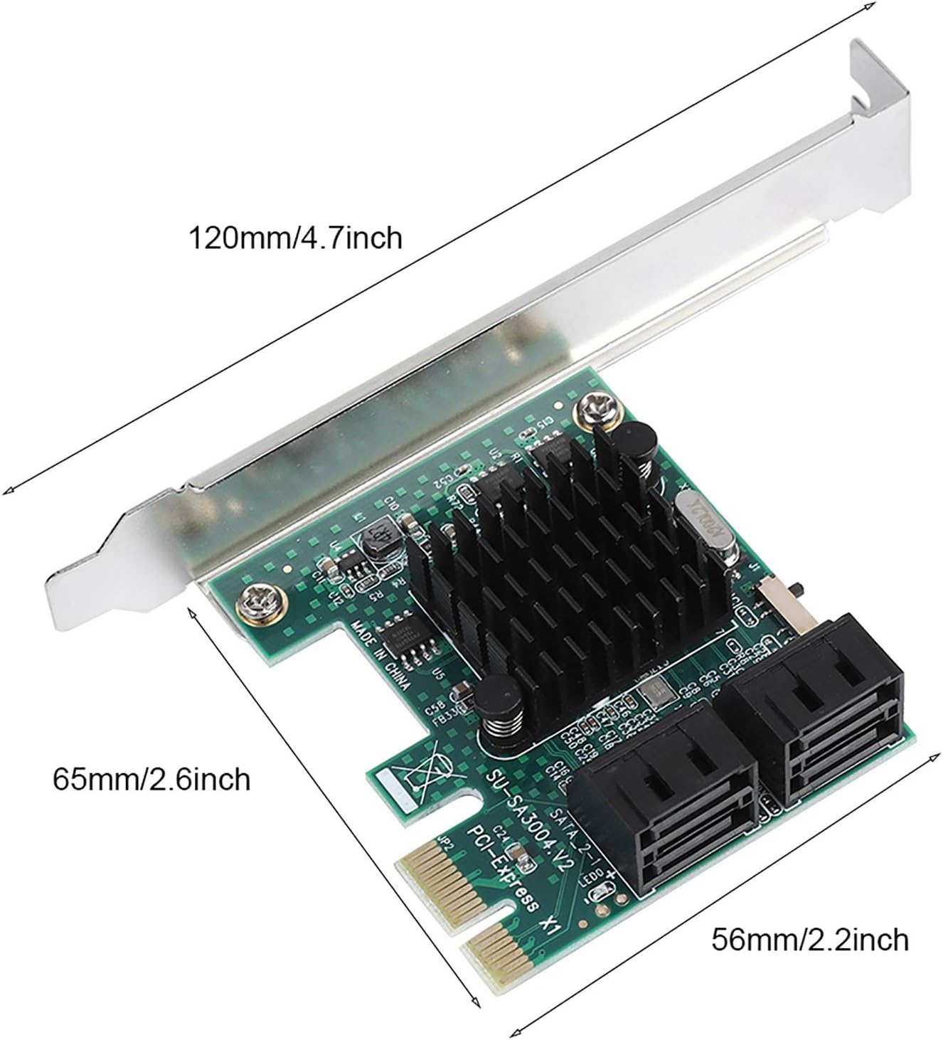 DeLOCK 4-poorts SATA PCIe-kaart adapter