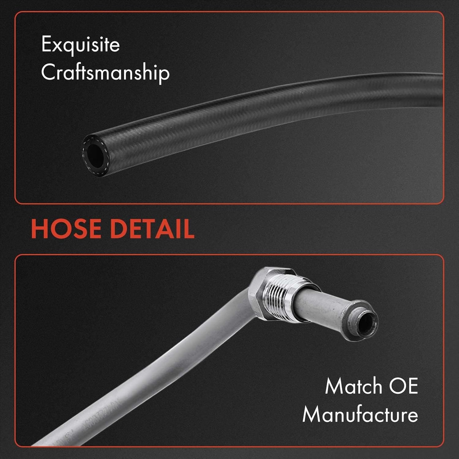 A-Premium Power Steering Hose Return Line Hose Assembly Compatible with Dodge Grand Caravan Chrysler Town & Country Plymouth Grand Voyager 1996-2000