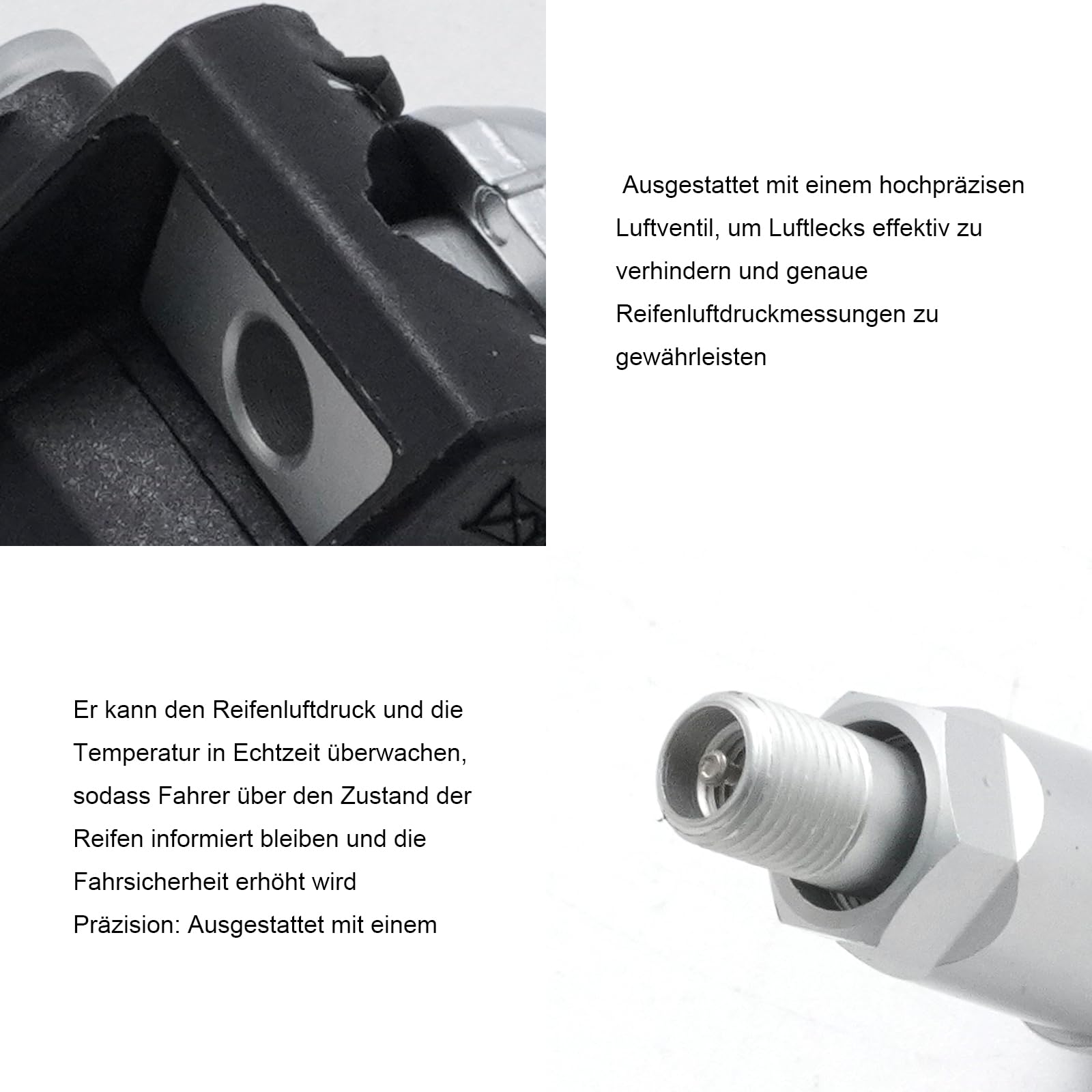 36106872774 TPMS Lot de 4 capteurs de pression des pneus de rechange pour BMW Série 3 G20 G21, Série 5 G30 G31, X3 X4 X5, remplace 36106876957
