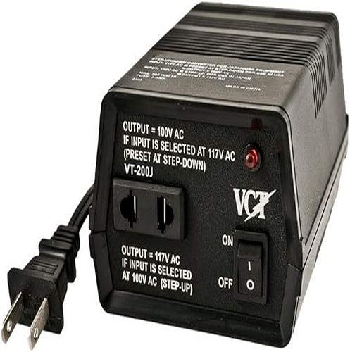 Simran SM200J Japón a Estados Unidos 200W 100 voltios120 voltios transformador de voltaje hacia arriba abajo