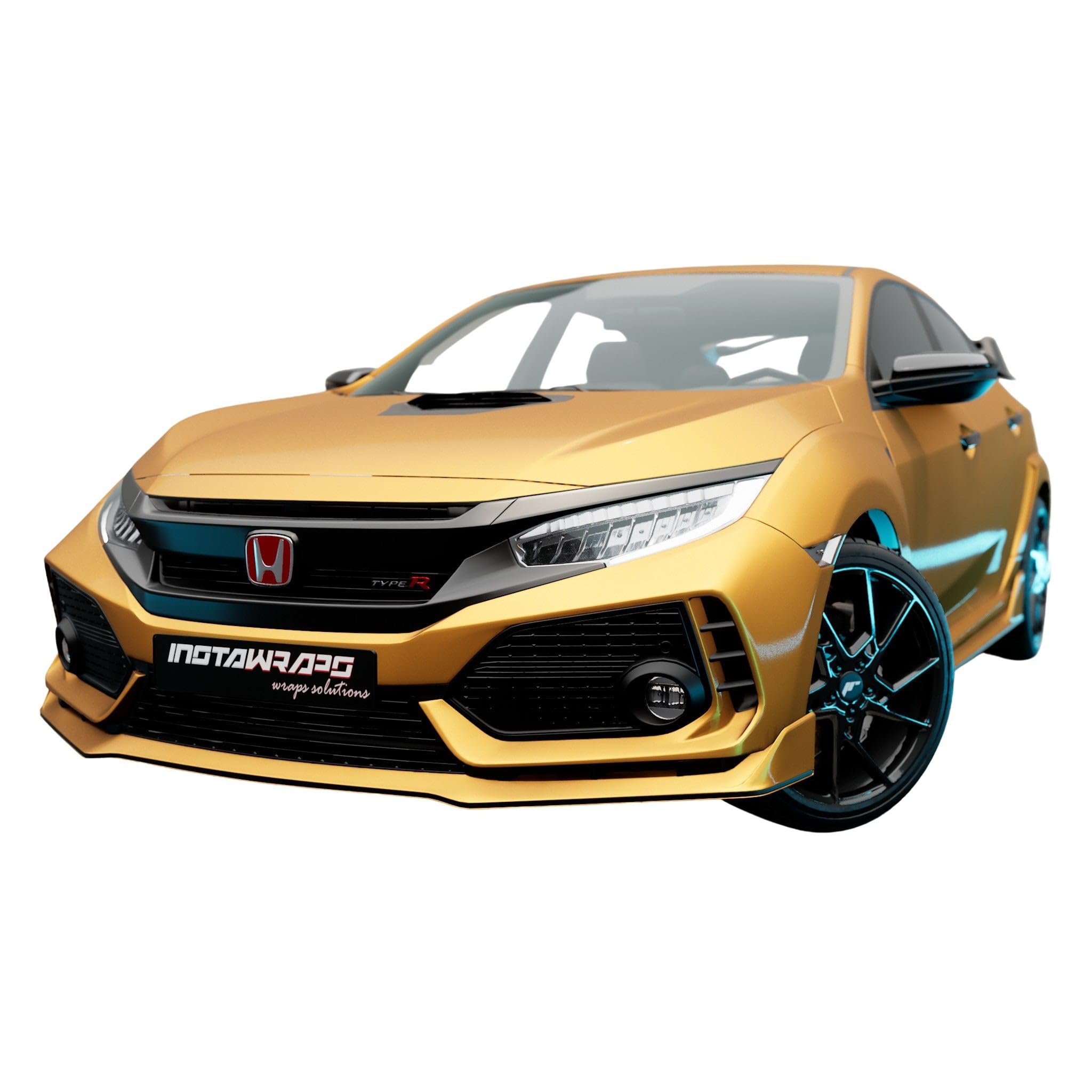Averry SW900 Satin Energetic Yellow Metallic | 261-S | Vinyl CAR WRAP Film (Sample 3in x 5in)