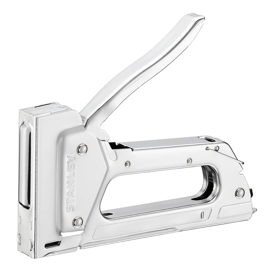 STANLEY スタンレー　staple gun ステープルガン　タッカー　替刃 Stanley® TR110 Heavy Duty Staple Gun, 1/4 in, 5/16 in, 3/8
