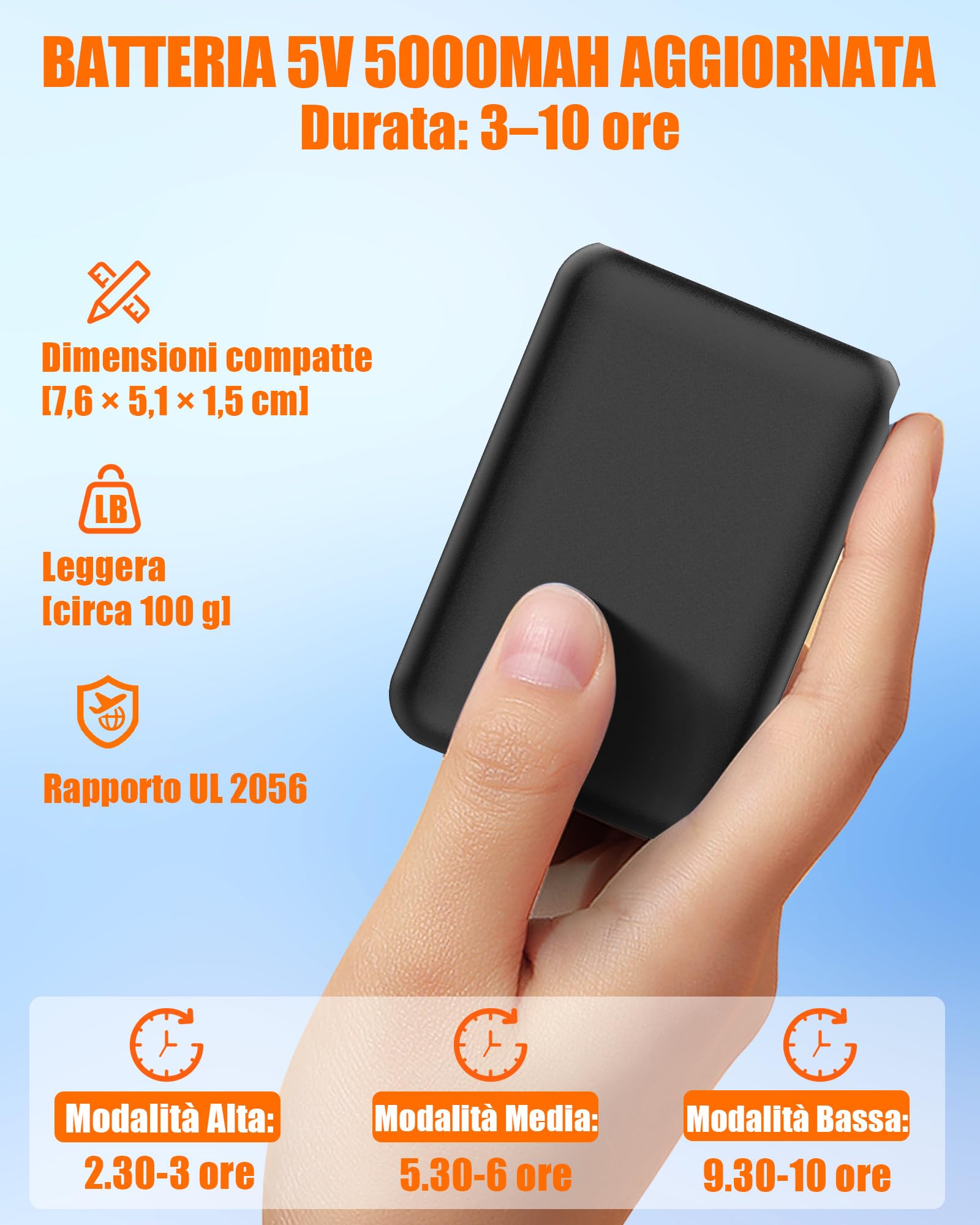 CYCYHEAT Guanti Riscaldabili per Bambini con Batteria 2700mAh, Guanti Riscaldabili USB con 3 Livelli di Temperatura Regolabile, Ideali per Sci, Ciclismo, Escursionismo e Campeggio
