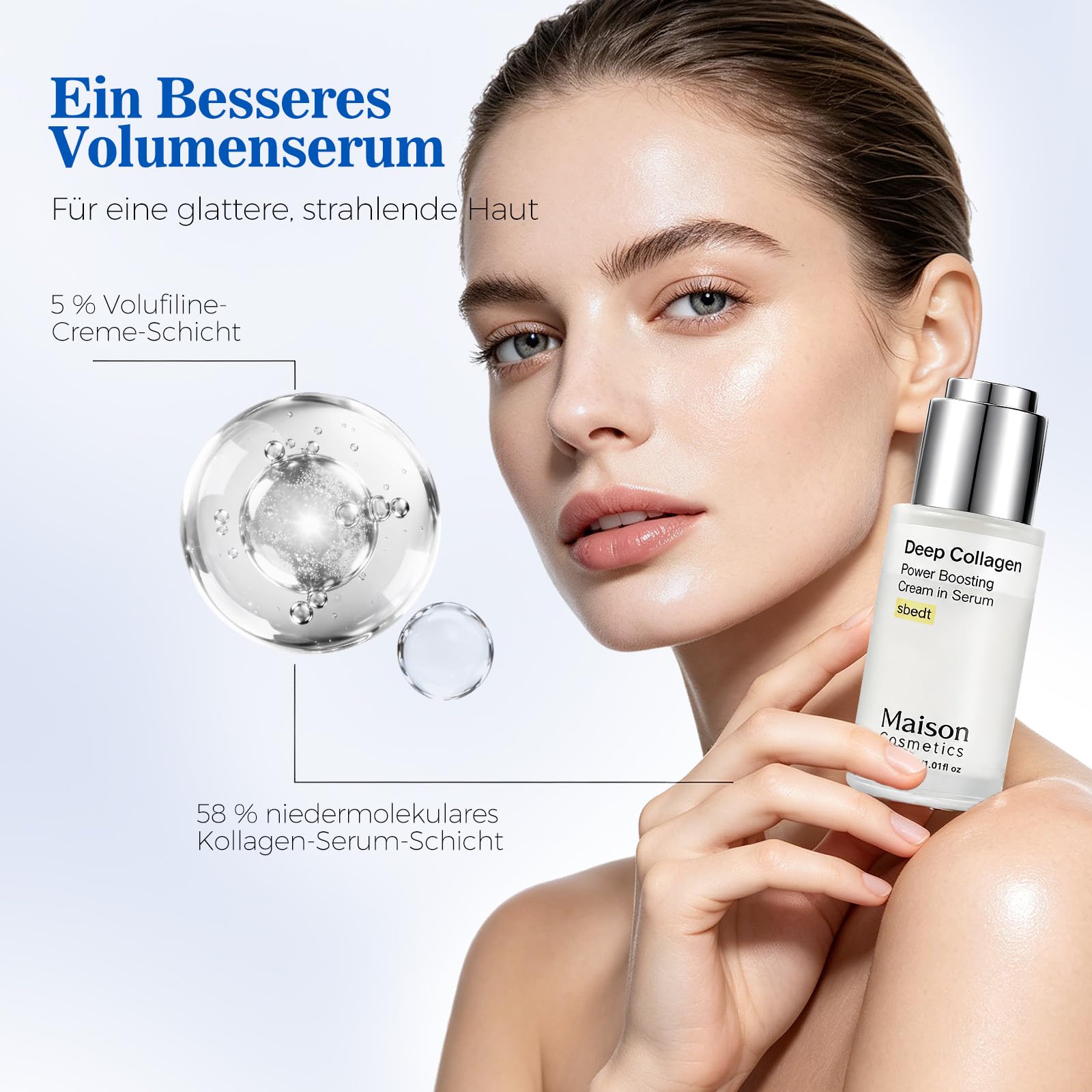 2PC Maison Deep Collagen Serum Korea, Volufine Deep Collagen, 30ML