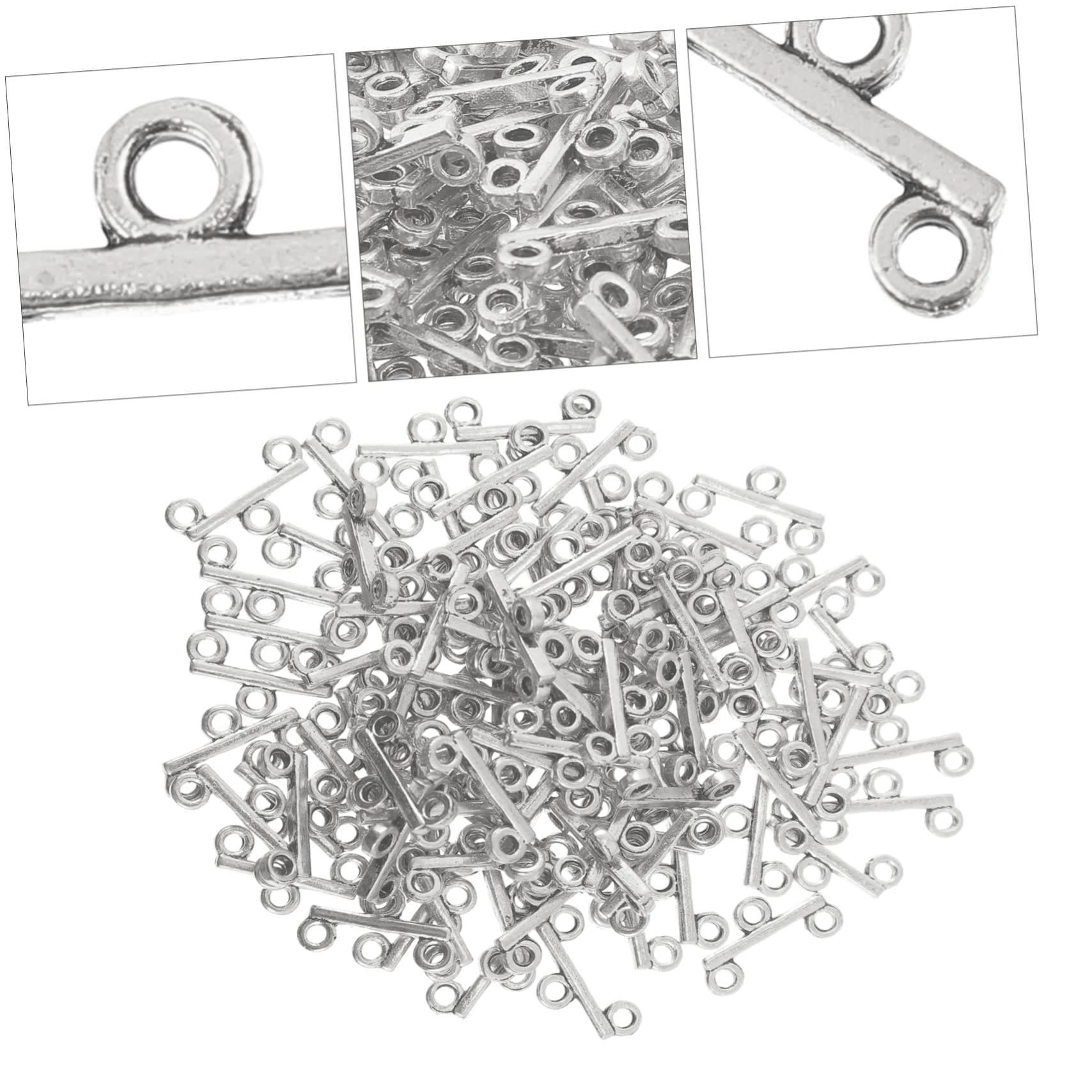 Operitacx 300pezzi Chiusure Per Bracciali e Collane Accessori Per Creazioni Fai Da Te Di Gioielli Connettori Resistenti Per Handmade Jewelry
