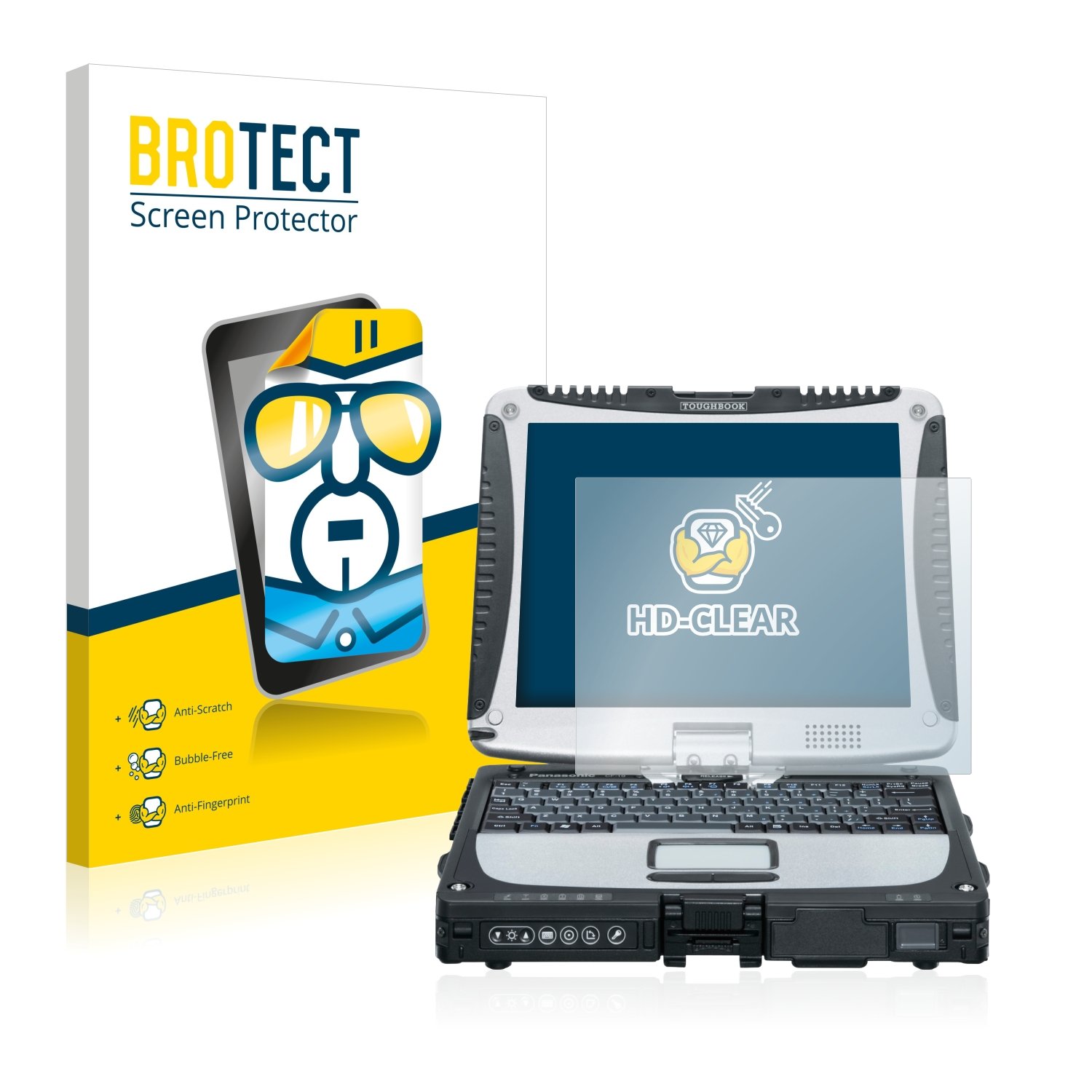 Film Protection Ecran Brotect - Ultra Clair - Pour Panasonic Toughbook CF-D1