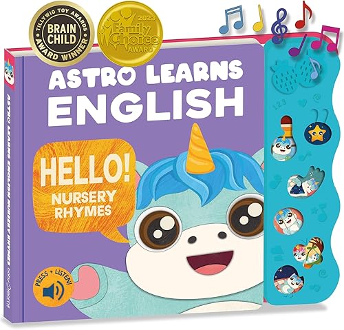 Miniatura 4 de Nuevo! Oferta de paquete de Astro Learns English  Libros de sonido, juguetes para niños pequeños y juguetes educativos para niños pequeños de 1 a 3