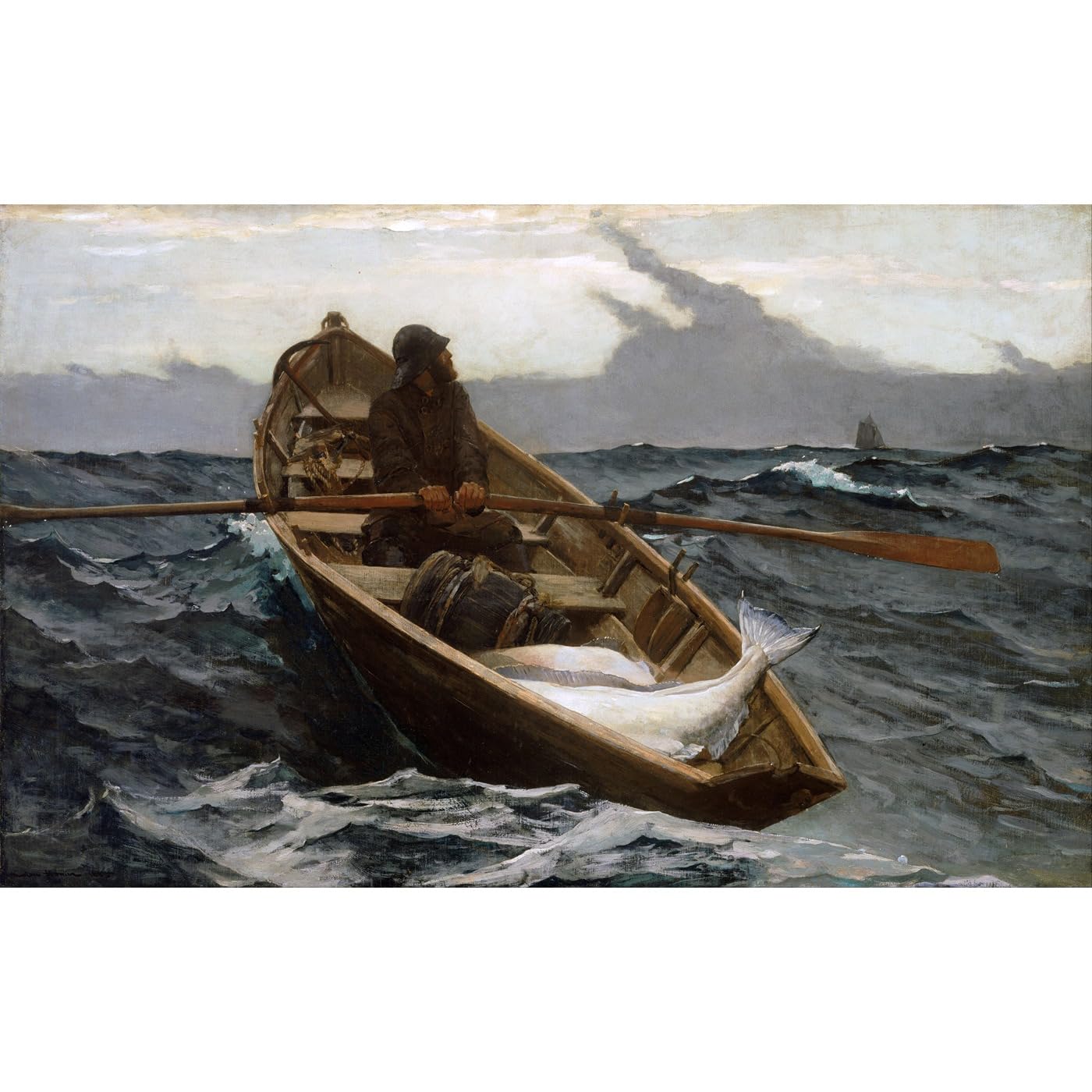 Homer L'avertissement de brouillard impression giclée grand format 101x127 cm - 2