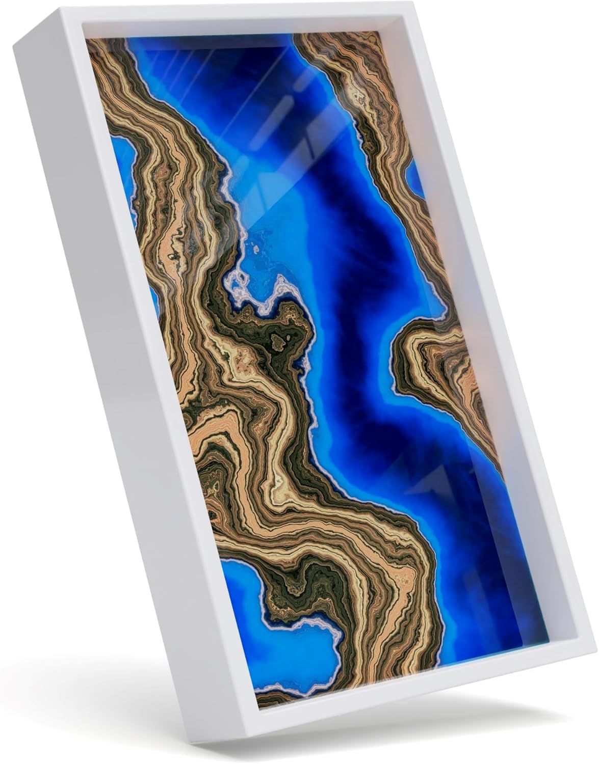 Boss Premium® Large No Seal HDPE Epoxy Table Mold, 12 x 8 Inch, Reusable Resin Table Molds River Table Mold Casting - Designed in USA