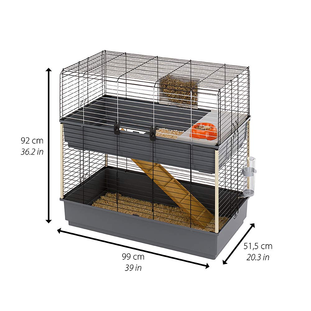 glass rabbit cage