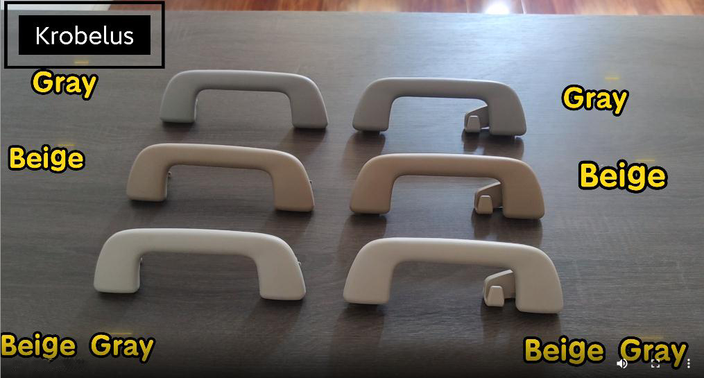 Amazon.com: Krobelus Auto Roof Pull Handle Grab Rail Grey with