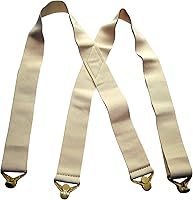 Hold Up Hidden Suspenders for Men - Airport-Friendly Undergarment Suspenders with Patented No-Slip Clasps & Comfort