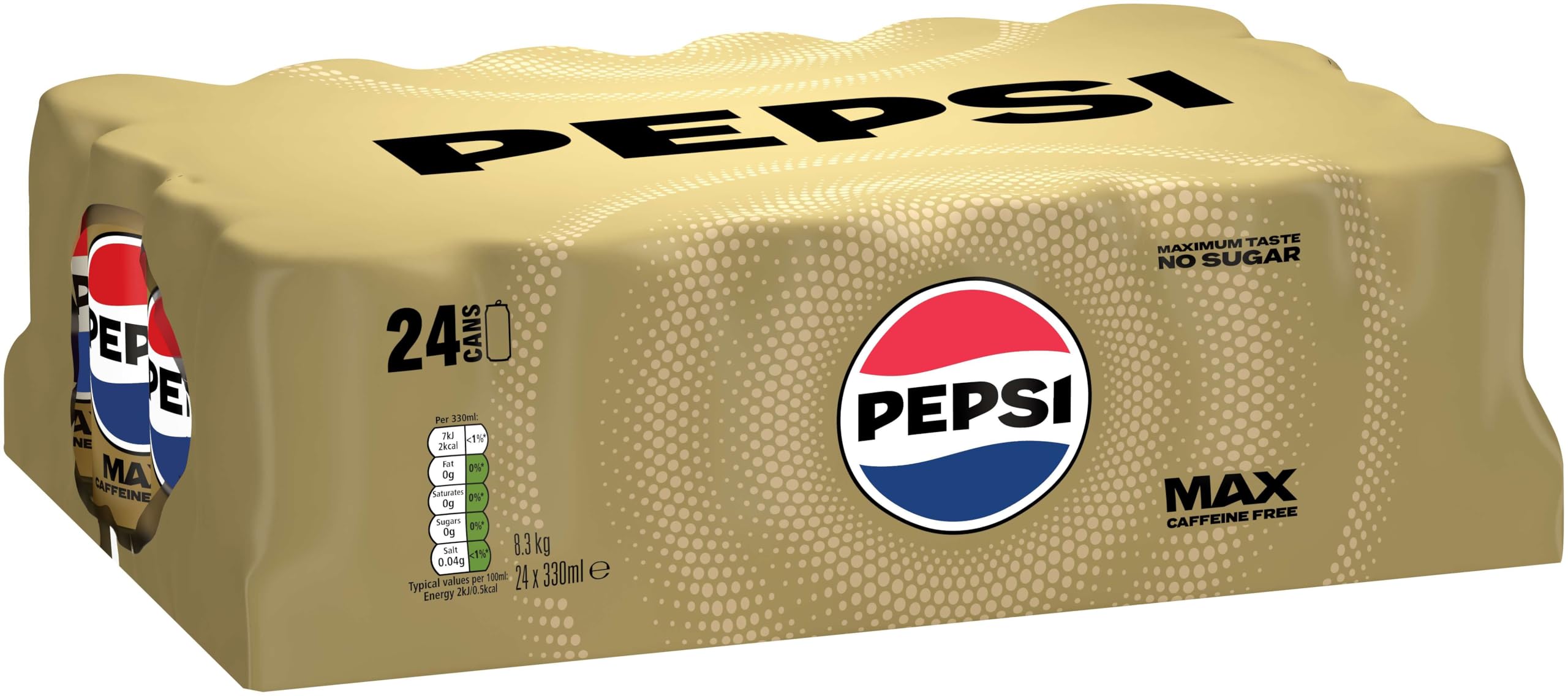 Pepsi Max No Caffeine, 24 x330ml - 4