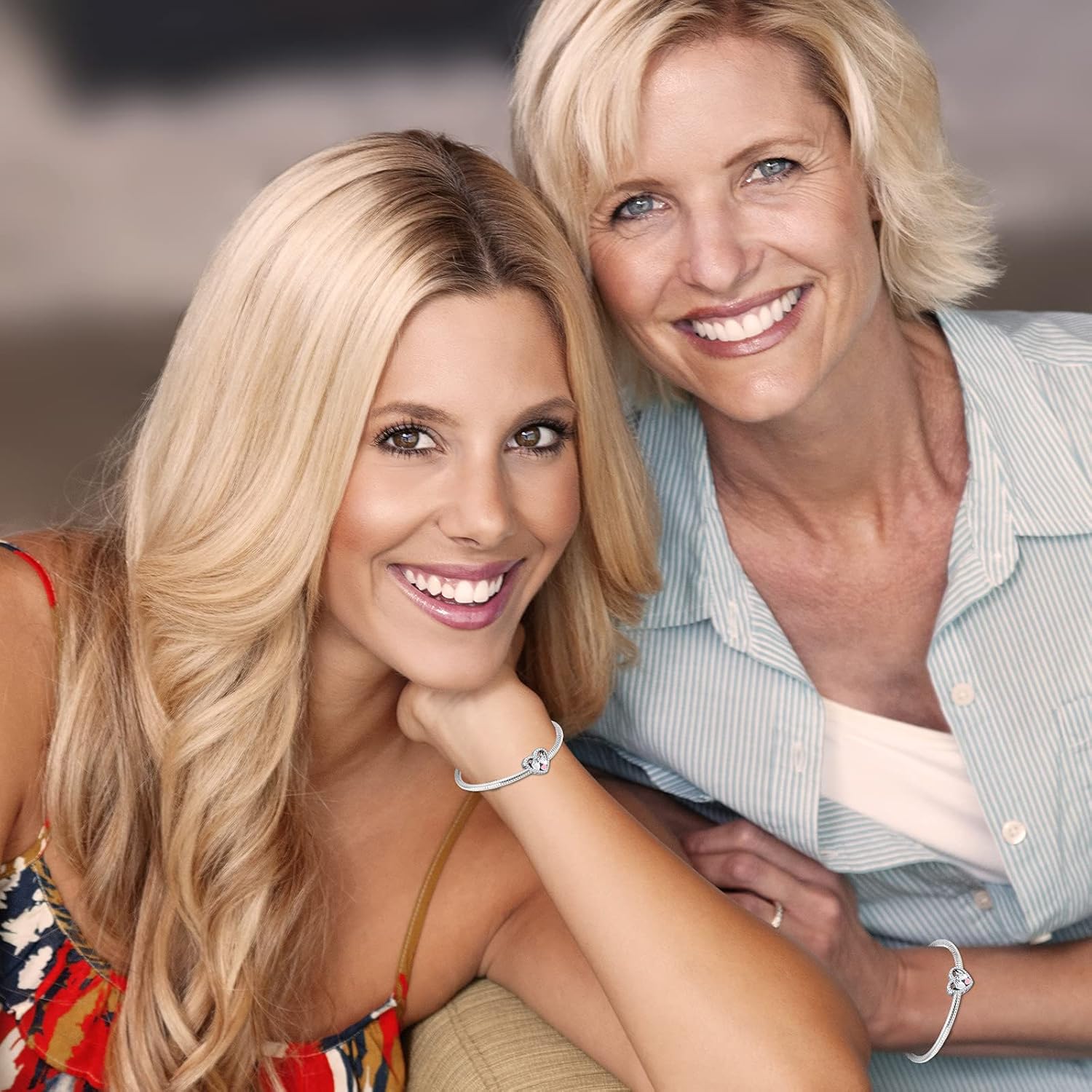 Annmors Silver Charms for Bracelets S925 Love Heart Mom Birthday Dangle for Women Bracelet & Necklace Pendant - Image 2