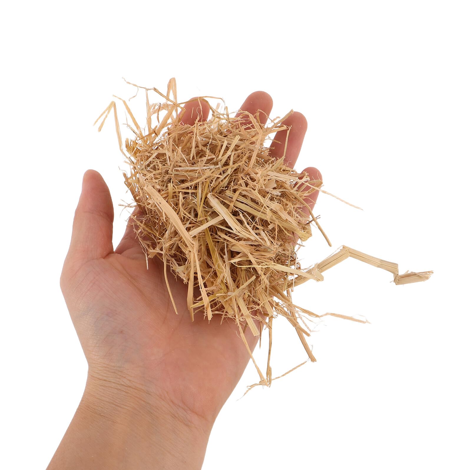 Natürliches Kaninchenstroh Nestmatte 0,5 Kg Trockenstroh Weiche Nistmatte für Kaninchen Geflügel Stall Zubehör Winterwärme